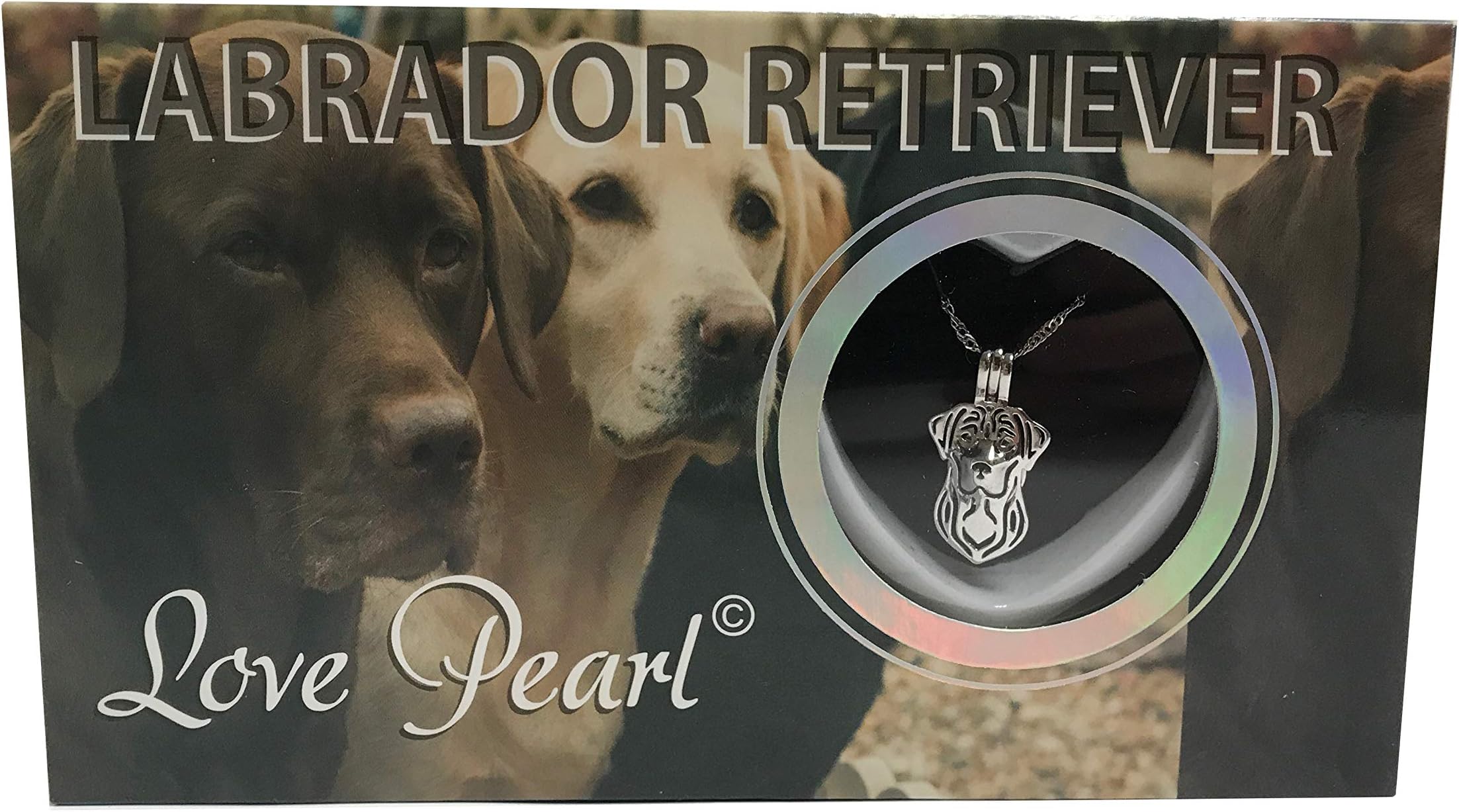 Love Pearl Creations Dogs Wish Kit with Pendant Necklace (Labrador Retriever)