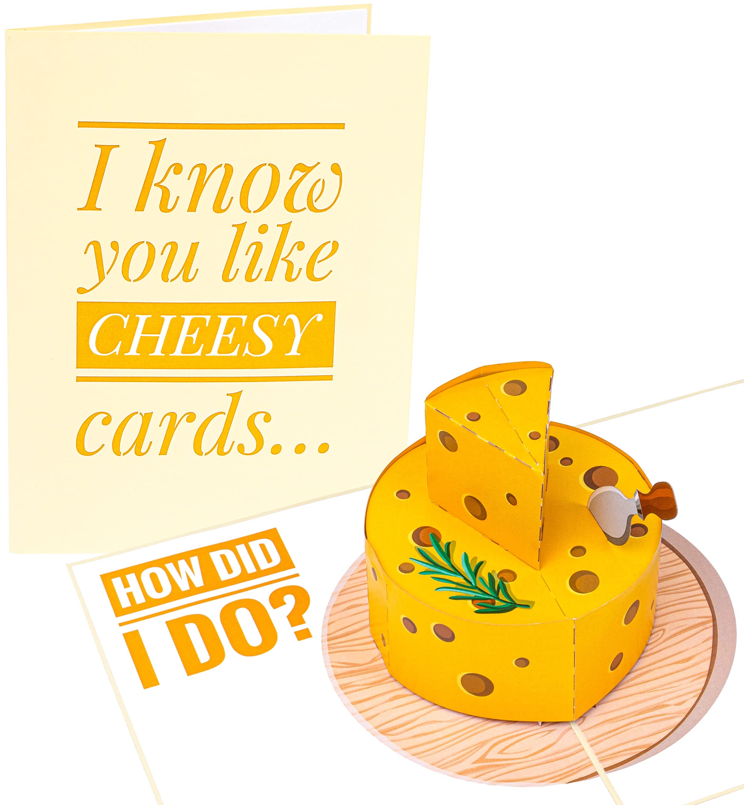 PopLife® Cheesy 3D Pop Up Card - Funny Valentine's Day Card, Sarcastic Birthday Card, Just Because, Congratulations, Mother's Day, Get Well Soon Gift for BFF - Joke Card for Dad, Friend, Son, Brother