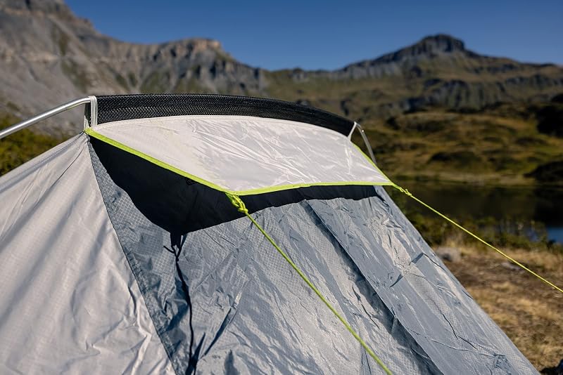Cobra - Tienda de campaña compacta Ultraligera para 2 Personas, Tienda de campaña para 2 Personas, 100% Impermeable, Cubierta de Suelo Cosida, Tienda de campaña de Senderismo con Postes de