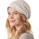 CHARM Womens Slouchy Summer Beanie - Mens Cotton Slouch Hat Chemo Cap