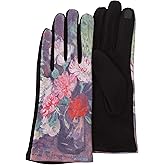 RainCaper Van Gogh Carnations Women’s Texting Gloves, Warm Touchscreen Gloves for All-Season Travel, Fashion, Museum & Dressy Wear, One Size
