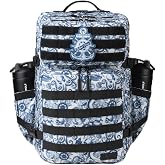 WOLFpak 45L Athletic Gym Backpack - Durable 1000D Waterproof Oxford Material with MOLLE Webbing, Laptop Pocket
