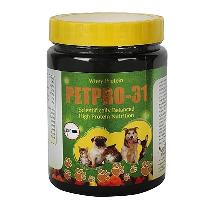 Medilogy Biotech Dog Food Petpro-31 400gm High Protein Nutrition for Growth and Developement