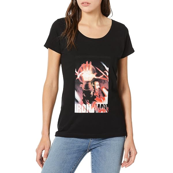 T-shirt Marvel Hulk Pour Femme - Col Rond - 100% Coté - Coupe Confortable