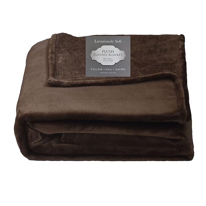 Amazon.com: Queen Size Fleece Plush Blanket: Ultra Soft, Non-Pilling