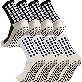 GEDOH Grip Soccer Socks Non Slip Sports Football Basketball Grip Pads Socks for Men2/4/6