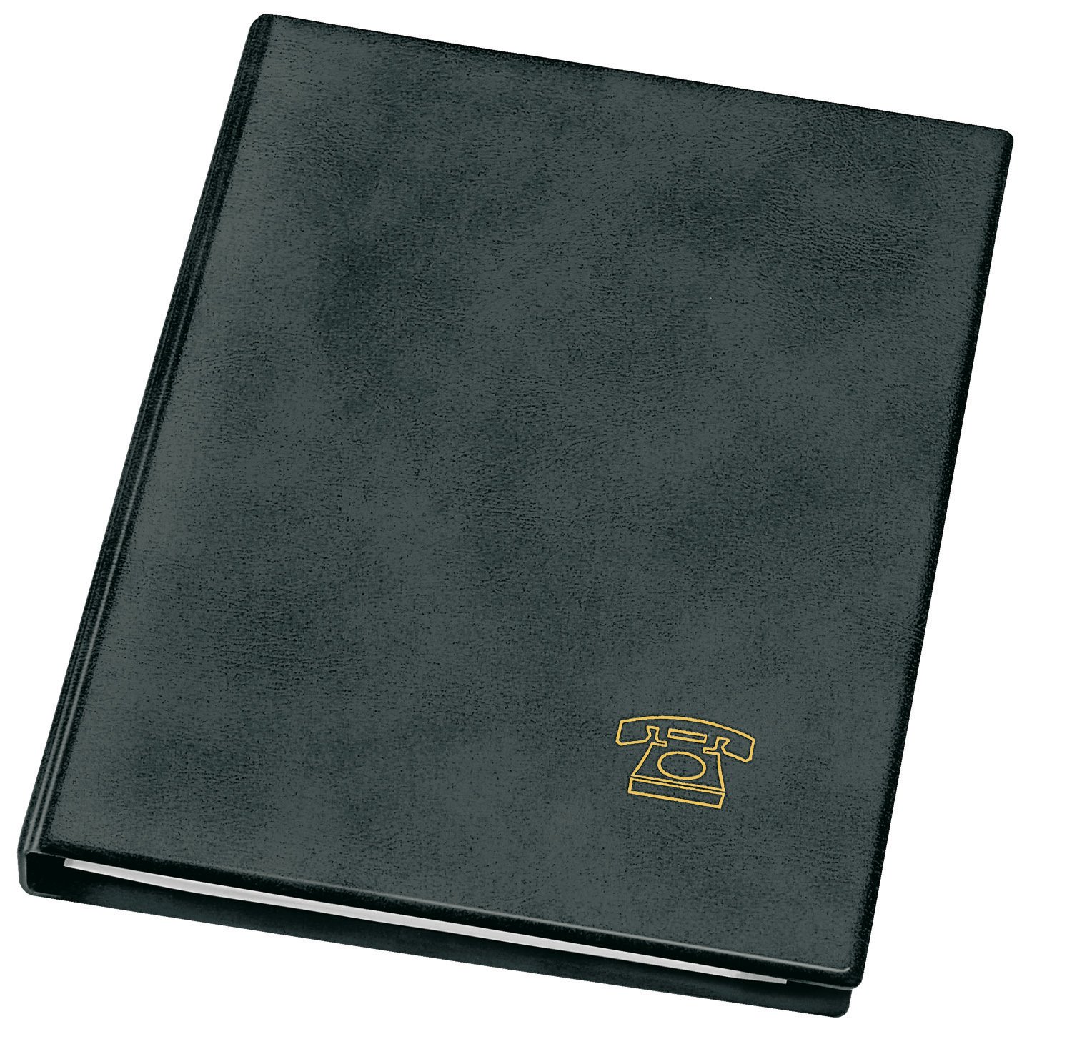 Veloflex Ring-Bound Telephone Book A5 Black