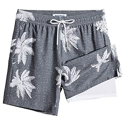 maamgic Swim Trunks Men 2 in 1 Mens Bathing Suit 7