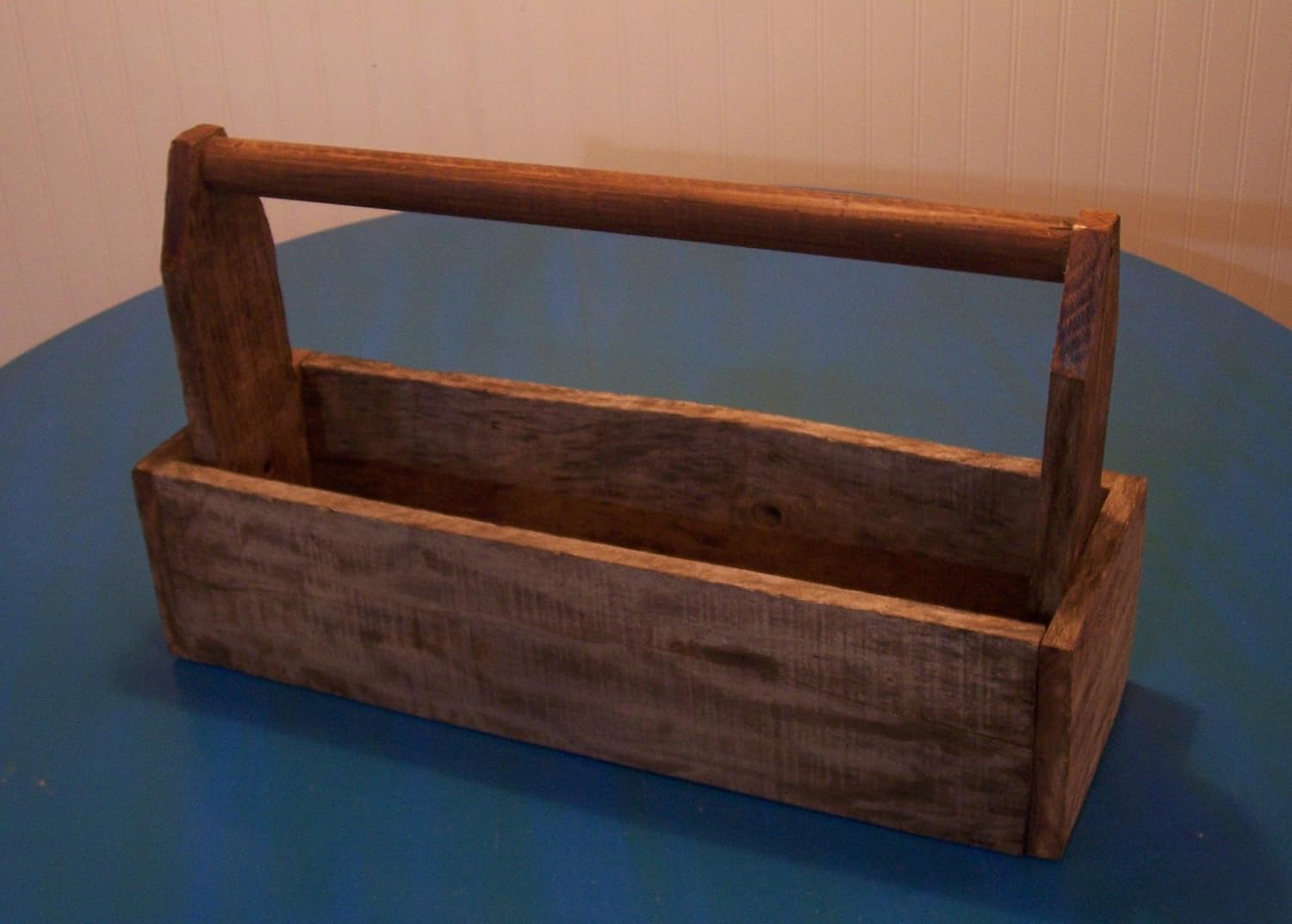 Rustic Reclaimed Wood Tool Box/Planter Handmade