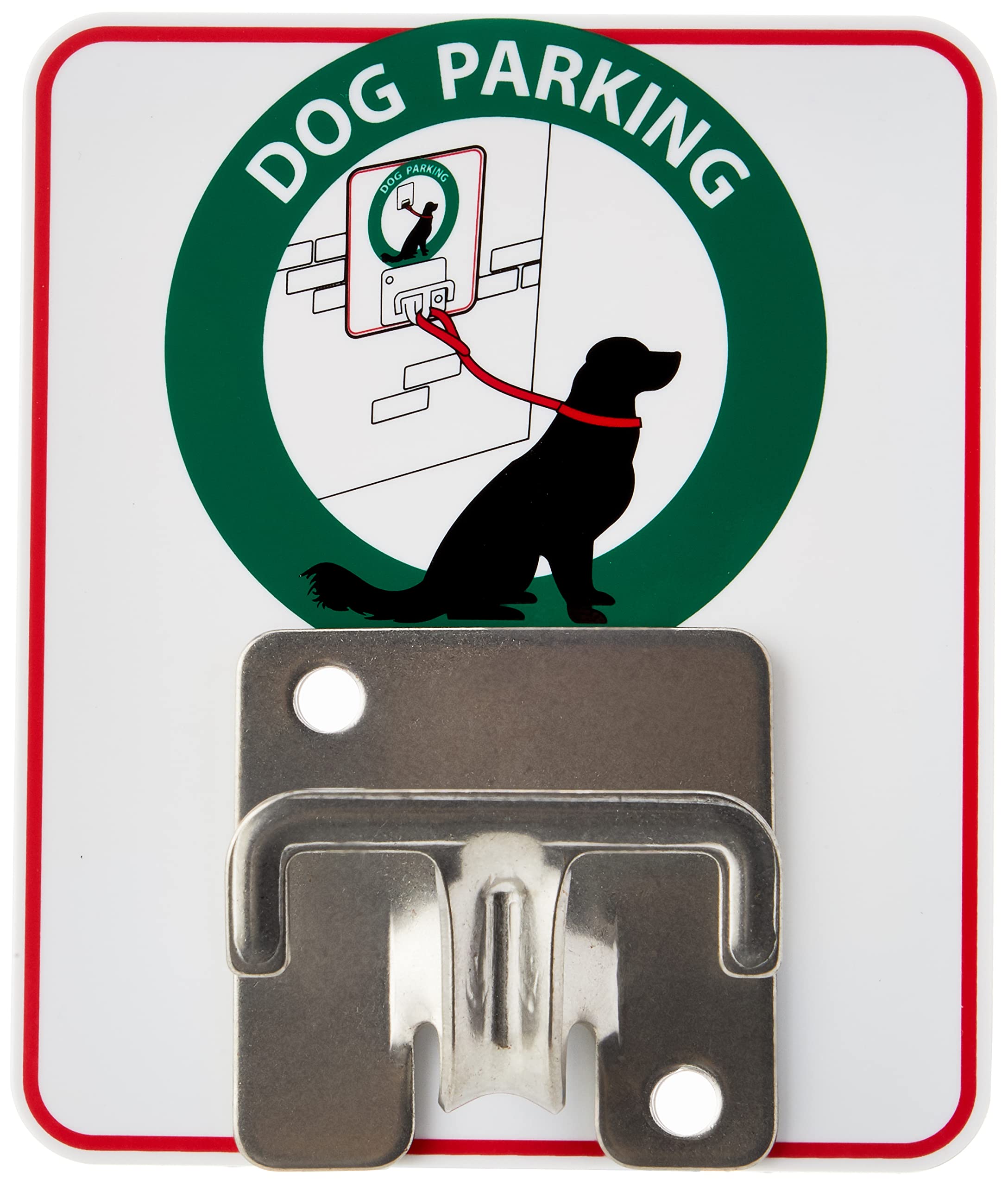 MDC Dog Parking Hook – Secure Stainless Steel Tether Point for Hands-Free Control – Wall-Mountable Dog Anchor for Homes, Salons, Kennels & Clinics – Safe, Spring-Free, Easy to Install
