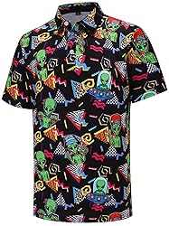 Mens Golf Polo Shirts Short Sleeve Dry Fit Funny