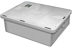 Canplas 3925A02LO Thermoplastic Grease Interceptor - Low Profile, 25 Gallons per Minute, 50 lb. Grease Capacity