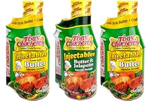 TONY CHACHERE'S Tony Chachere Injectable Marinade Variety Pack, Butter and Jalapeno, 17 Fl. Oz, 3 Count