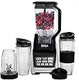 Nutri Ninja Personal and Countertop Blender with 1200-Watt Auto-iQ Base, 72-Ounce Pitcher, and 18, 24, and 32-Ounce Cups with Spout Lids (BL642)
