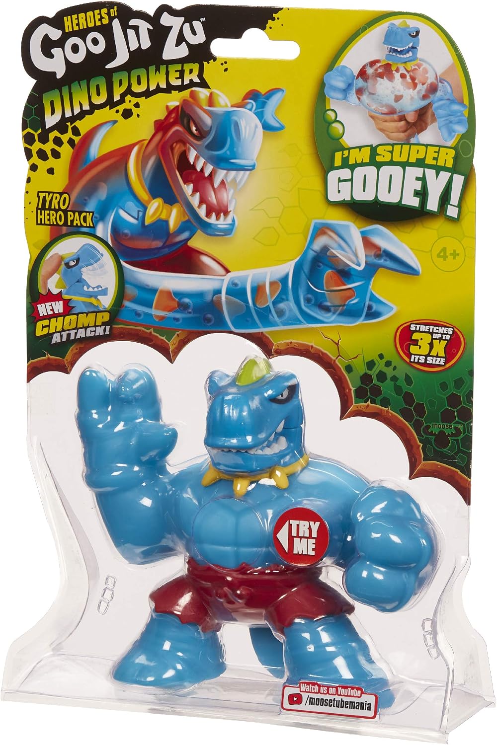 Heroes of Goo Jit Zu 41090 Tyro The T-REX, 41090, Multicolor, 4.65 inches - Image 4