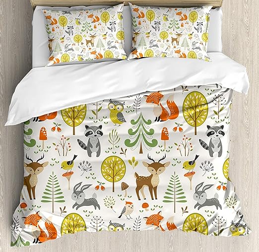 kids woodland bedding