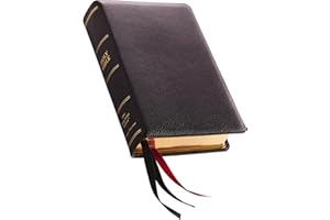 NKJV, Single-Column Reference Bible, Premium Goatskin Leather, Black, Premier Collection, Comfort Print: Holy Bible, New King James Version