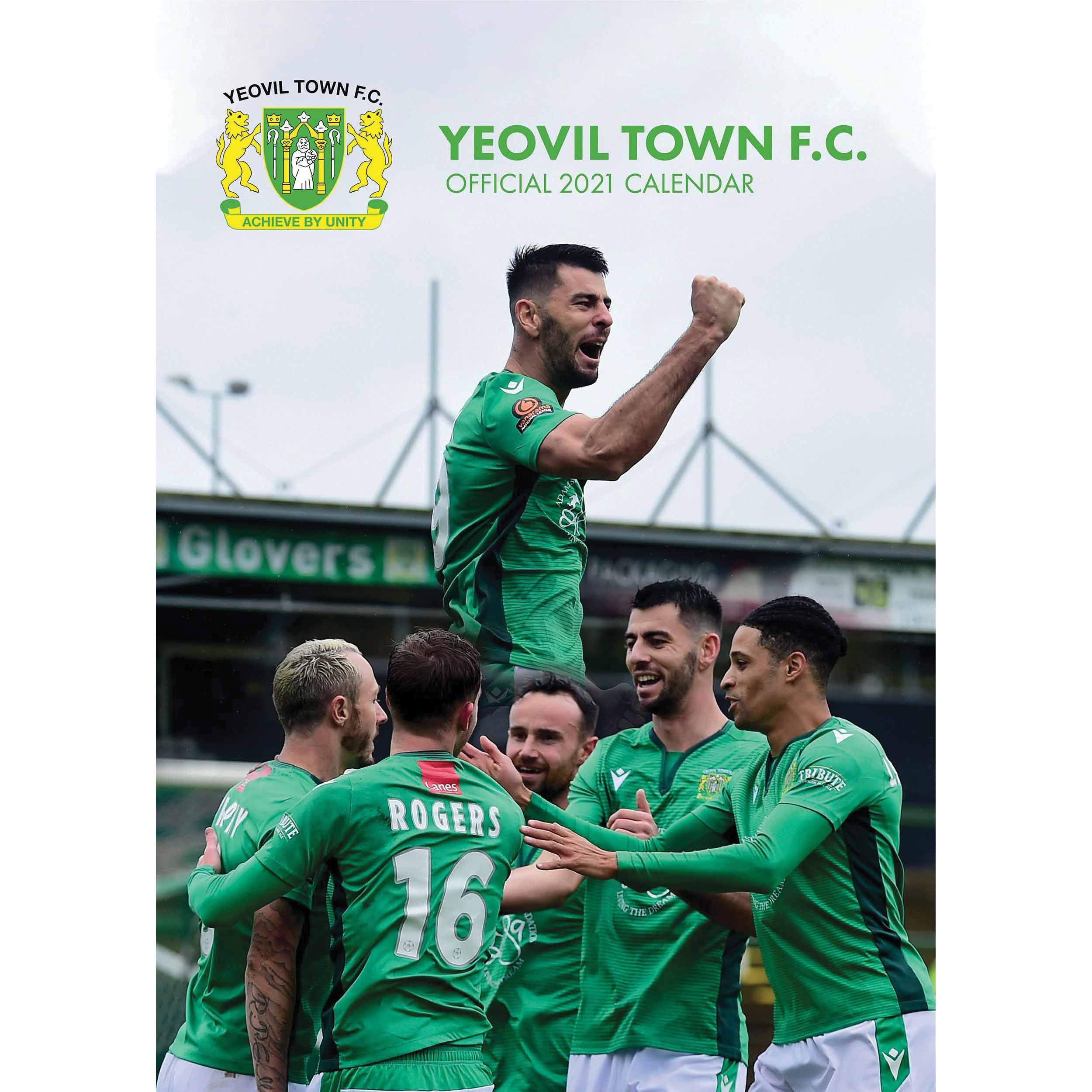 Yeovil Town FC Official 2021 A3 Glovers Football Wall Calendar Published by Global Merchandising