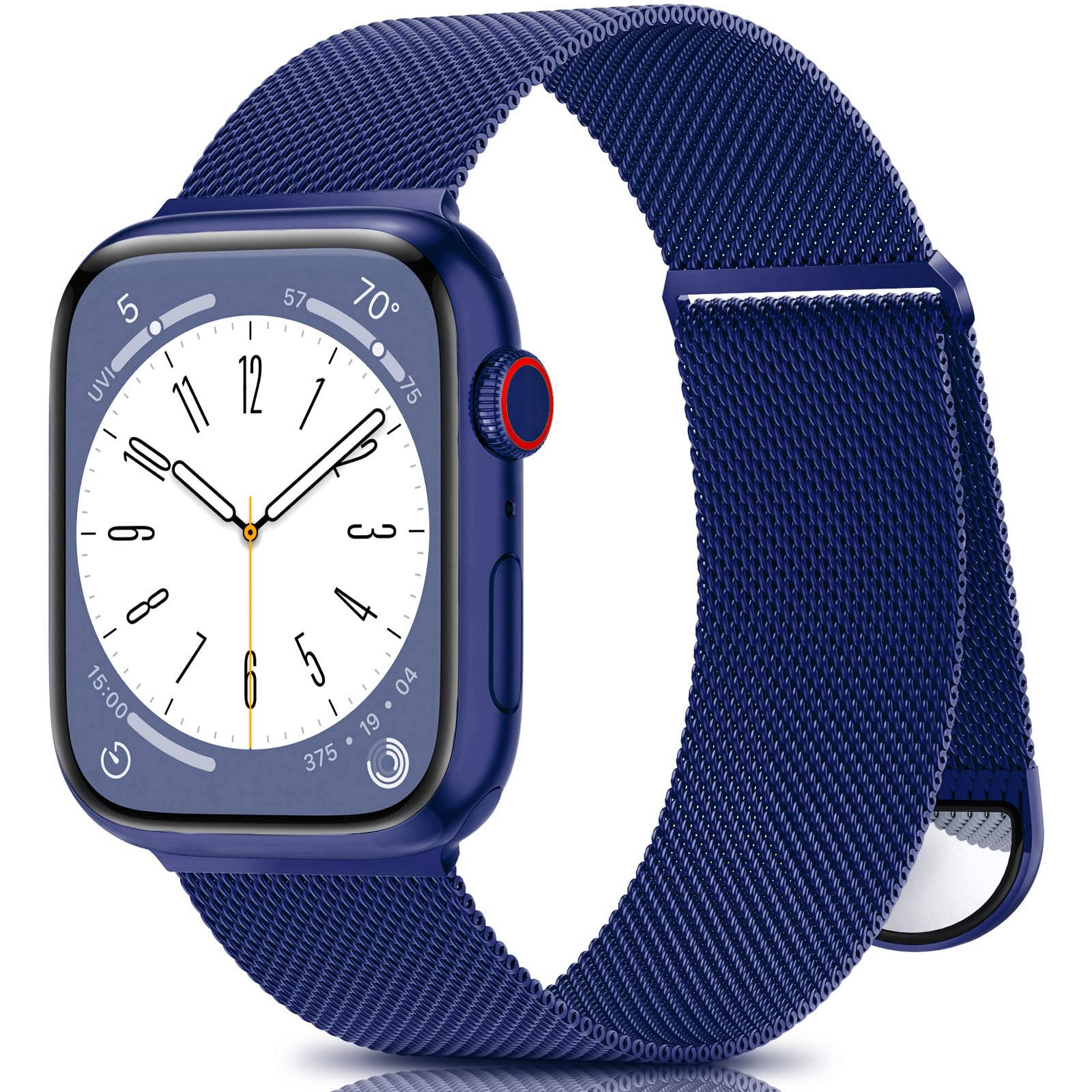 Photo 1 of ZALAVER Metal Band Compatible with Apple Watch Bands 38mm 40mm 41mm 42mm 46mm 44mm 45mm 49mm Women Men,Adjustable Magnetic Stainless Steel Mesh Strap for iWatch Ultra/Ultra 2,Series 10 9 8 7 6 5 4 3 2 1 SE