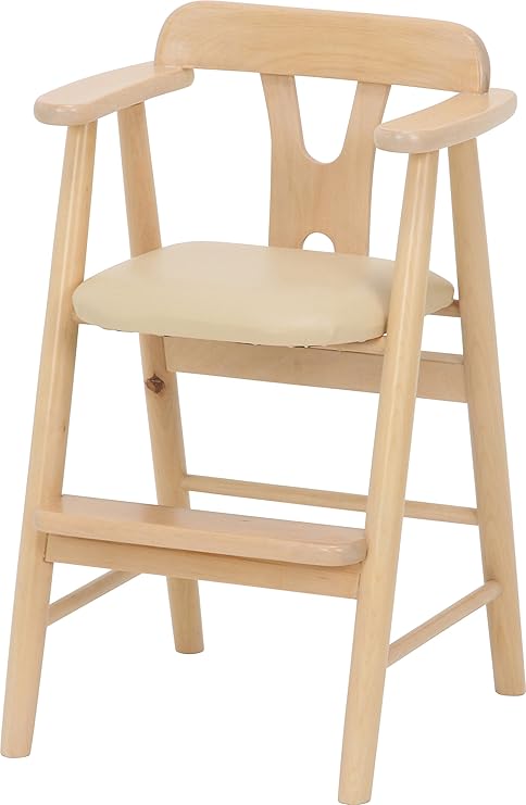 wooden baby chair