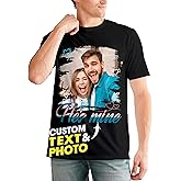 JIX & JOKY Custom Your Own Bootleg Rap Tee Custom Girlfriend Face Shirt for Boyfriend Vintage Birthday Valentine Shirt