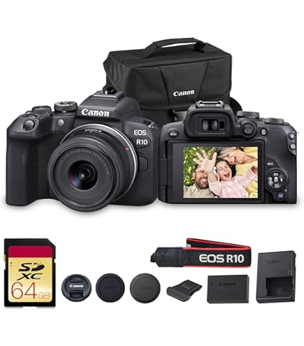 Amazon.com : Canon EOS R10 Mirrorless Camera w/RF-S 18-45mm f/4.5