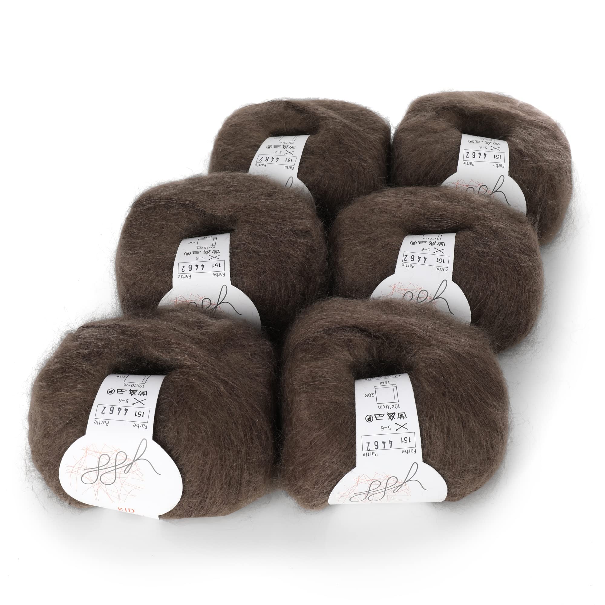 ggh Kid Box - 6 Balls of Kid Mohair Knitting Wool - 151 - Taupe