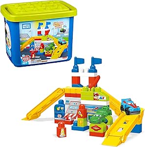 Amazon.com: Mega Bloks Race Car Garage: Toys & Games