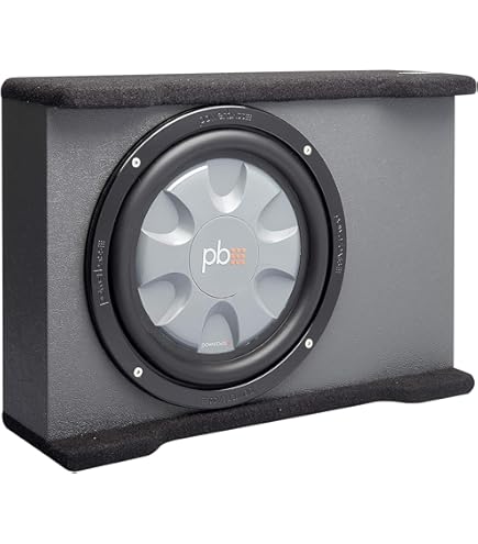 Kenwood 12" Loaded Single Vented 300W 4 Ohm Subwoofer Enclosure P-W304 - Big Jeff Online Inc