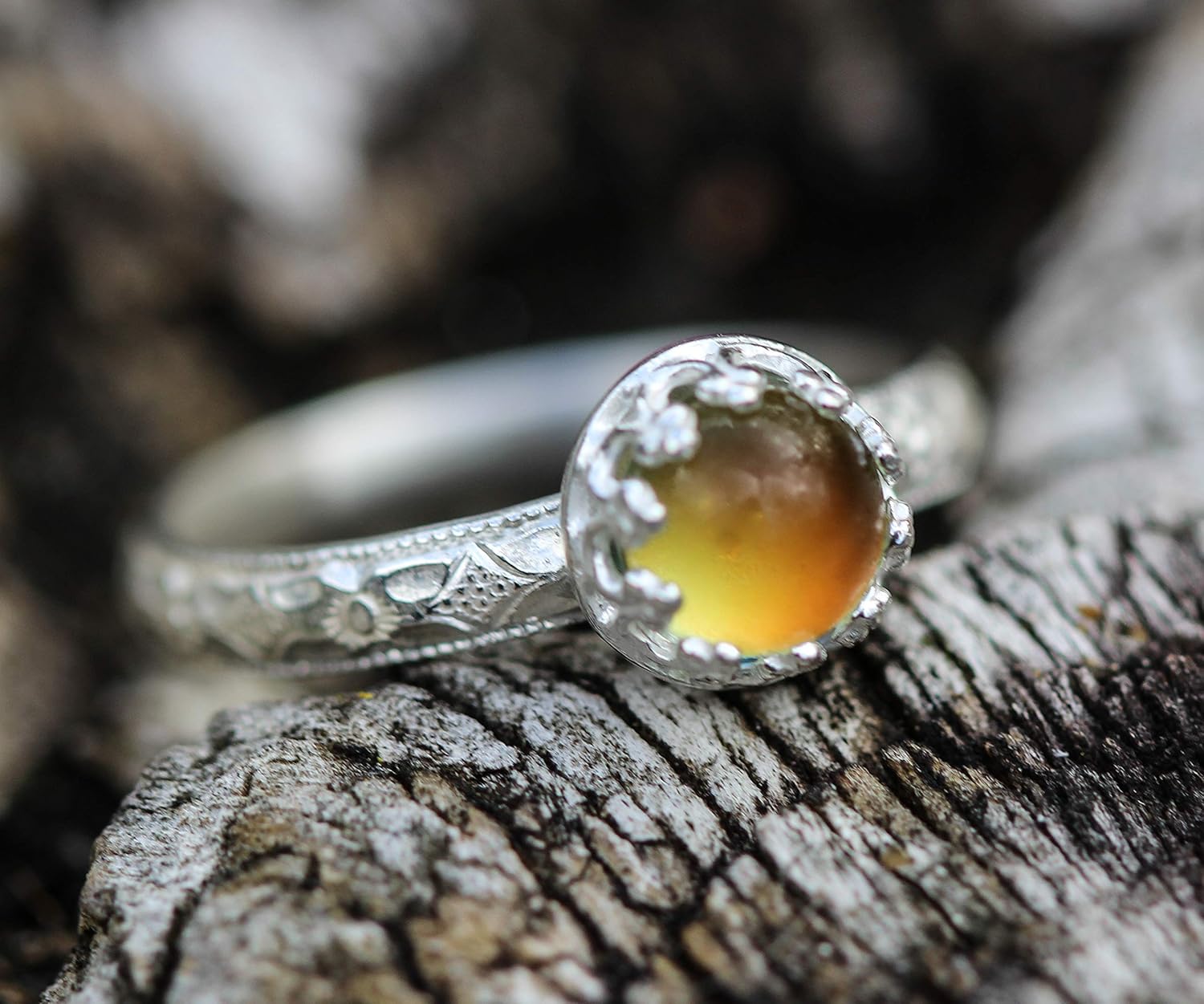 Alpha Grp Co Jp Mood Ring Tiny In Solid Sterling Silver Changing 6mm Tiny Mood Glass 6mm Plain Band Ring Handmade Products Statement