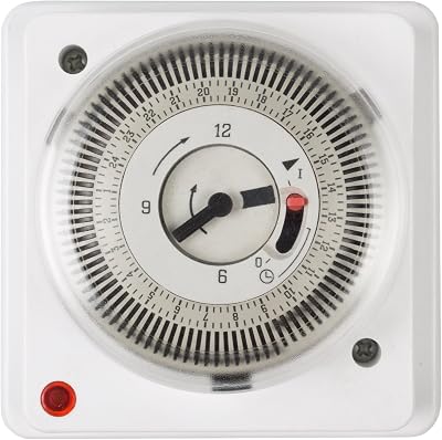 HBN 24 Hour Indoor Immersion Heater Timer Switch 16 Amps with Waterproof Cover