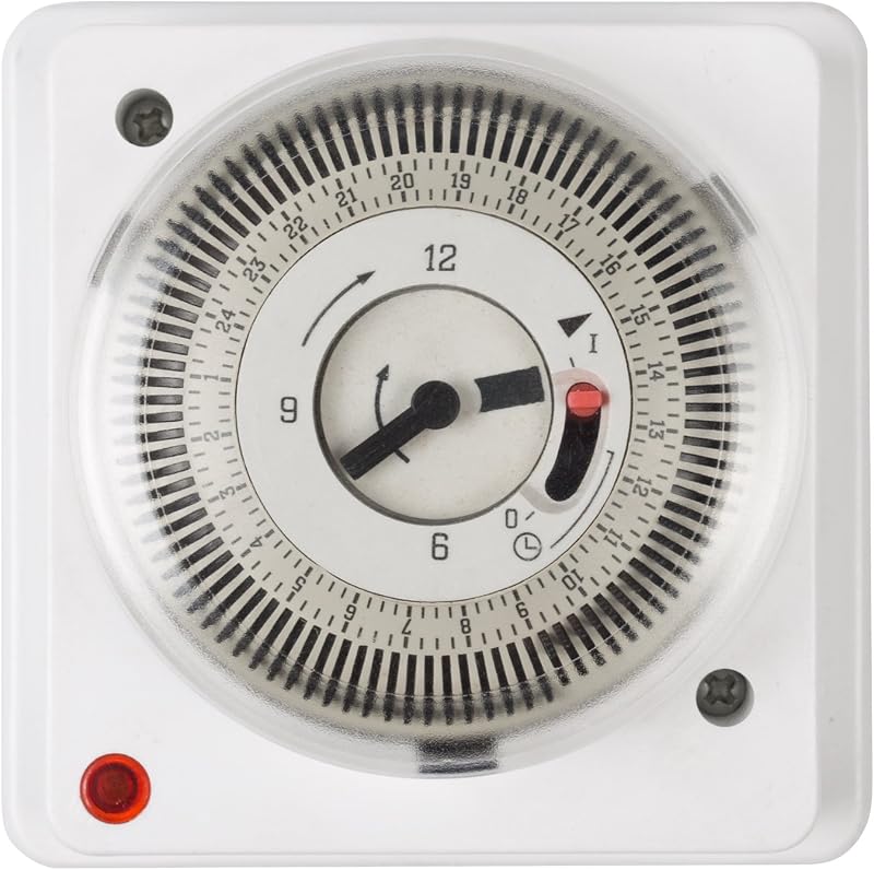 HBN 24 Hour Indoor Immersion Heater Timer Switch 16 Amps with Waterproof Cover