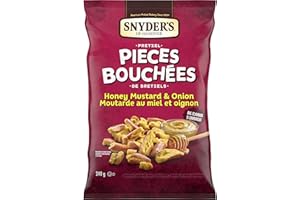 Snyders of Hanover Honey Mustard & Onion Pieces, 240 Grams (Pack of 1)