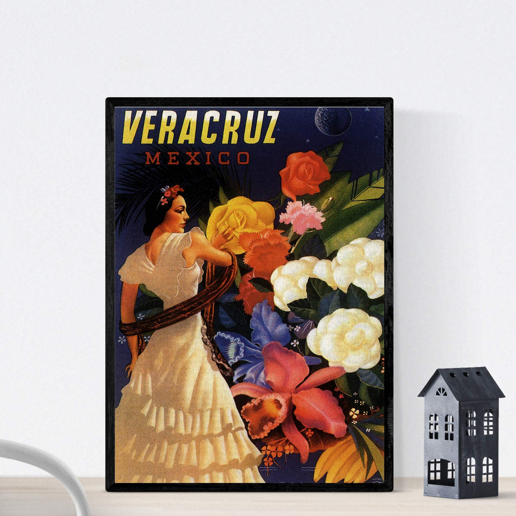 Nacnic Vintage Poster Poster Veracruz, Mexico. A3 size