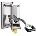 New Star Foodservice 1028935 Extra Heavy Duty French Fry Cutter 1/2" with Wall Bracket, Fixed Counter or Wall Mount Silver