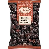 Aiva California Flame Black Raisins, Seedless (2 LB Bulk) &ndash; Premium Dried Fruit for Snacking, Baking, and Cooking