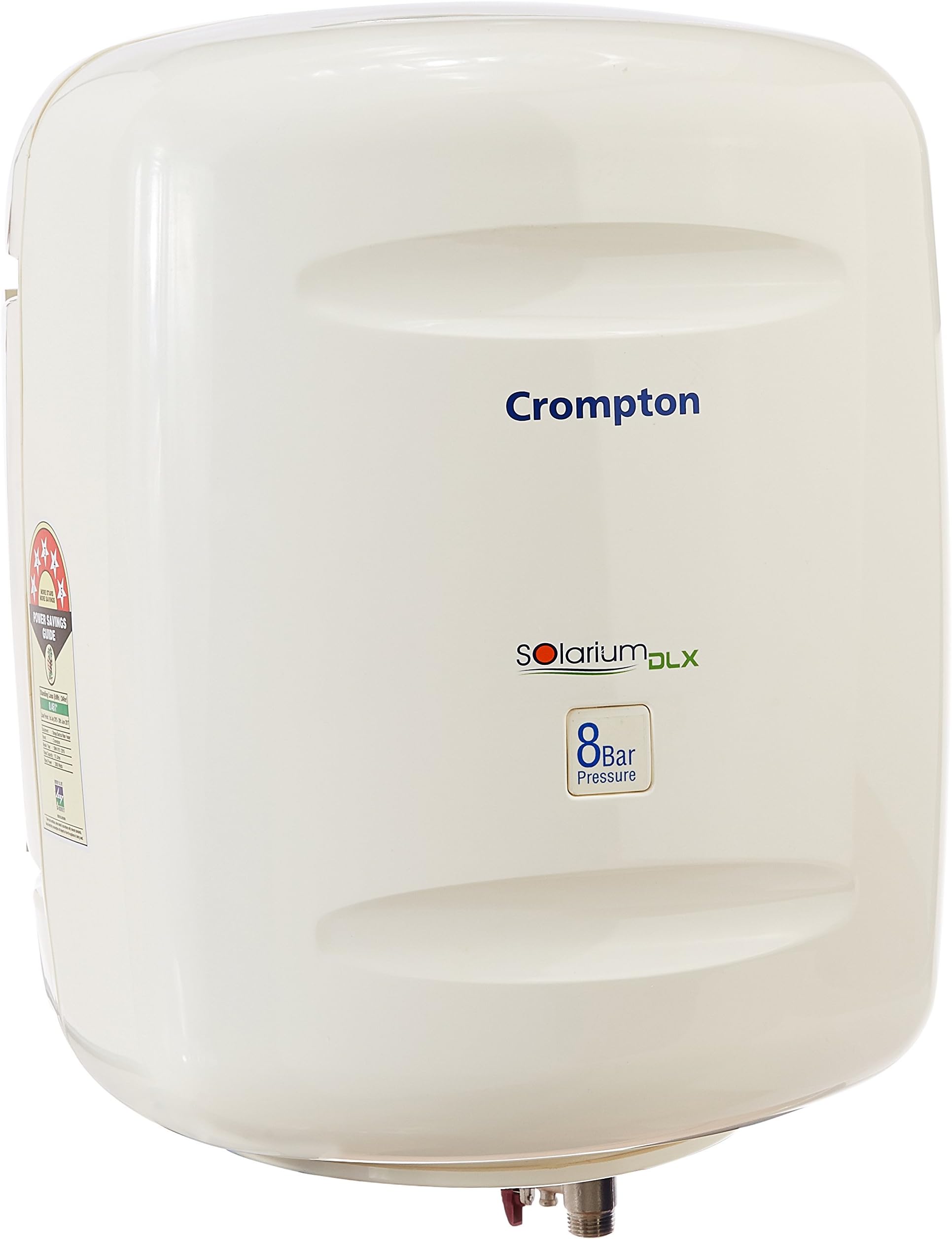 Crompton Solarium DLX SWH815 15-Litre Storage Water Heater (Ivory)