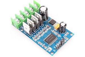 NOYITO 170W High-power H-bridge Motor Drive Module 2-Channel PWM Inputs 0-100% Duty Cycle with Instantaneous Braking Capability Forward Reverse Support 3.3V 5V Logic input Analog input MCU IO Port
