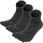 Boatmasion Toe Socks (Black),Comfy,Toe sox,Flexible,For Men and Women,Running