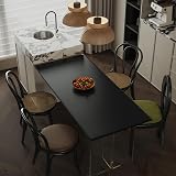 Hode Black Matte Vinyl Wrap 40x300cm Self Adhesive Wallpaper Furniture Covering view 5