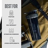 BlenderBottle Strada Shaker Cup 710ml with Locking Lid Black view 5