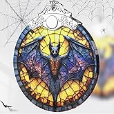 Bat Stained Glass Orament - Christmas Ornament - Christmas Decorations for Tree - Holiday Present ldeas - Gift Exchange