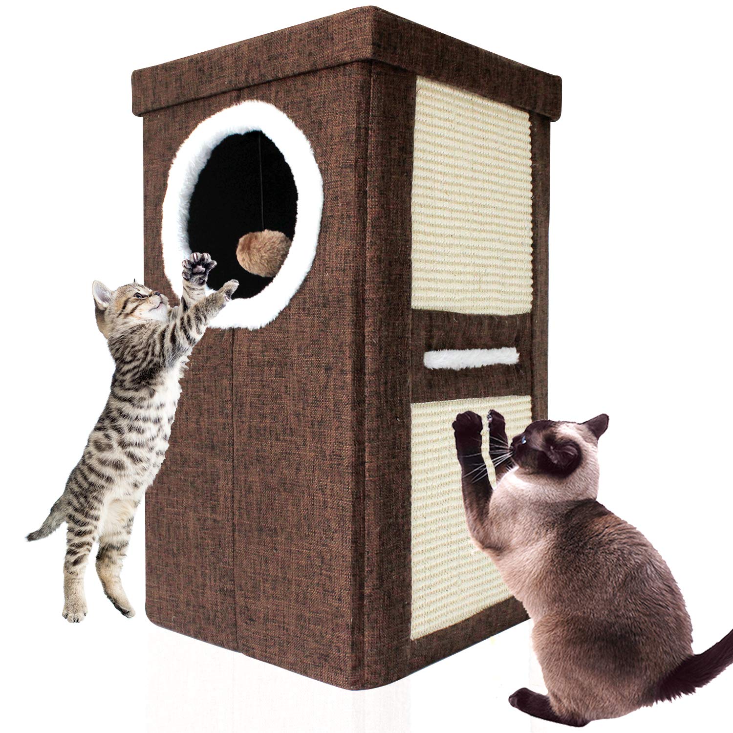 collapsible cat tower