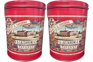 VALUBNDL: AMARETTI LAZZARONI BISCOTTI BISCUITS - Italian Premium Cookies Snaps - Holiday Tin - Custom VALUBNDL Branded Pack o