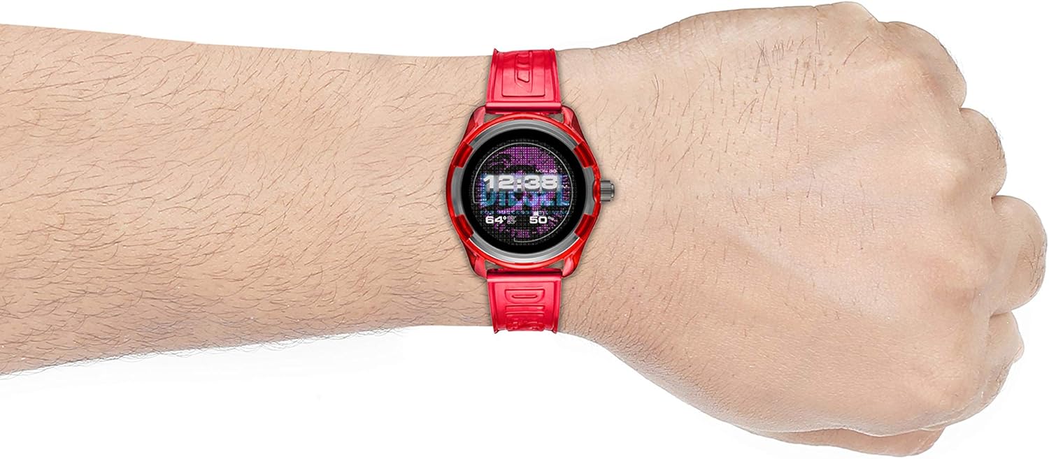 diesel smartwatch red