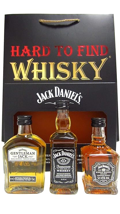 Jack Daniels - 3 x 5cl Miniature Gift Set (Hard To Find Whisky Edition) - Whisky
