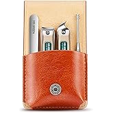 MR.GREEN Portable Manicure Sets Pedicure kits Stainless Steel Nail Clippers Tool Travel Grooming Case Nail Scissors Gift Box (Mr-6103)