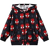 Marvel Zip Up Hoodie Spiderman Hooded Sweatshirt Lightweight Cardigan Spider-Verse Venom Outfit Toddler Boy Girl Kids 2-12Y