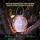 KOOPER Dragonfly Solar Lanterns, Vintage Garden Lights Outdoor Hanging view 3