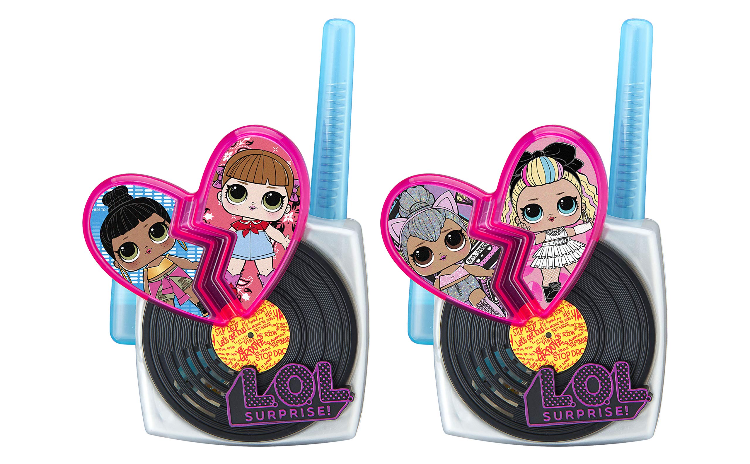 LOL Surprise Remix OMG Walkie Talkies for Kids, 2 Way Handheld Radios, Long Range Static Free, Kids Toys, Top Outdoor Toys for Boy & Girls 3 Year Old & Up, Outside Games Adventure L.O.L Surprise